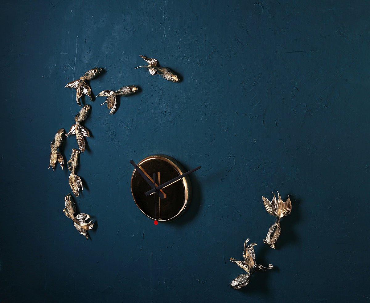 Goldfish X CLOCK 手工制作——雕刻的栩栩如生 - 普象网