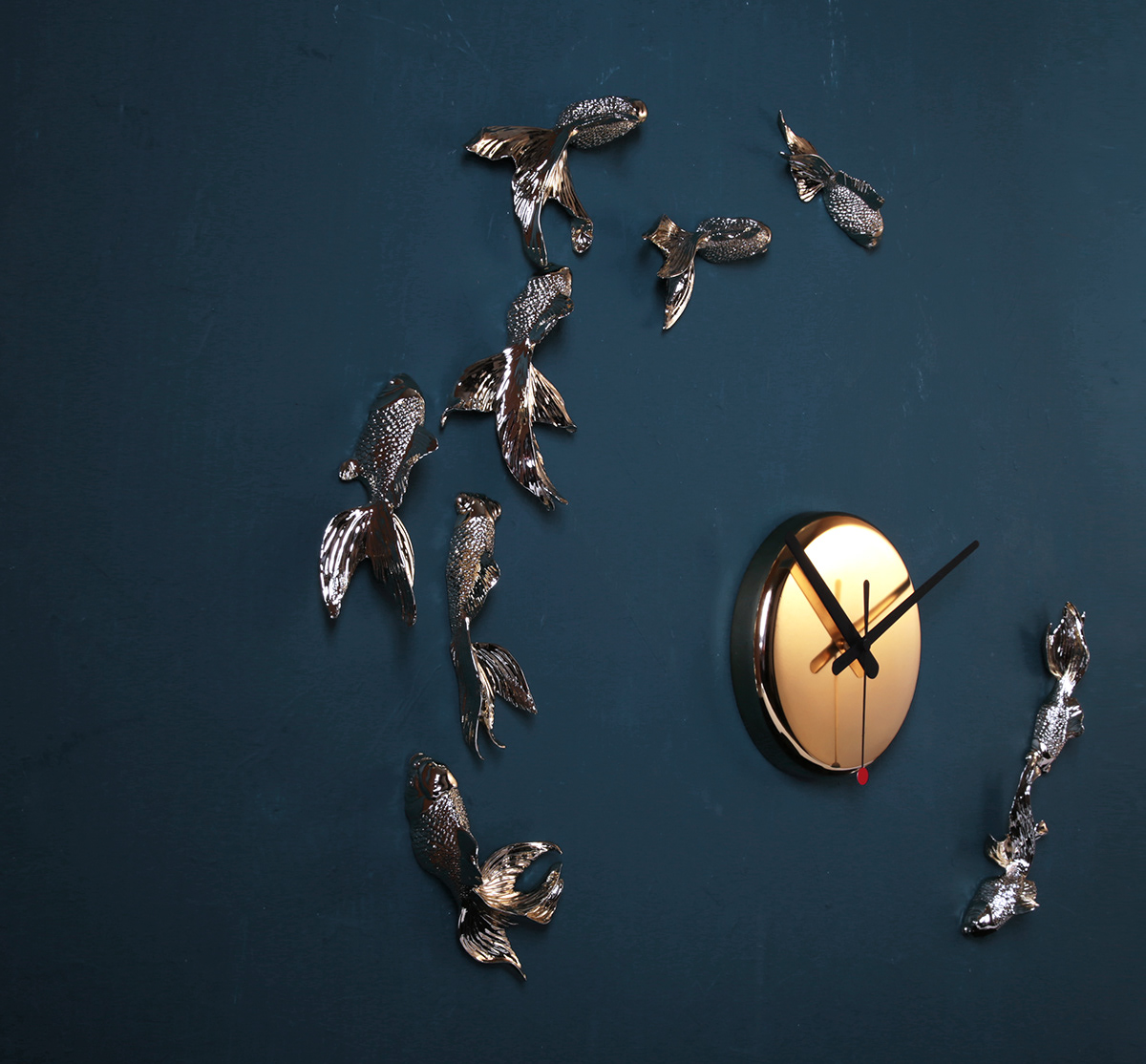 Goldfish X CLOCK 手工制作——雕刻的栩栩如生 - 普象网