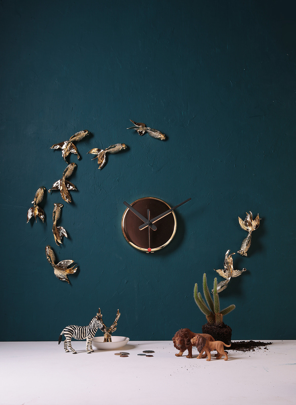 Goldfish X CLOCK 手工制作——雕刻的栩栩如生 - 普象网