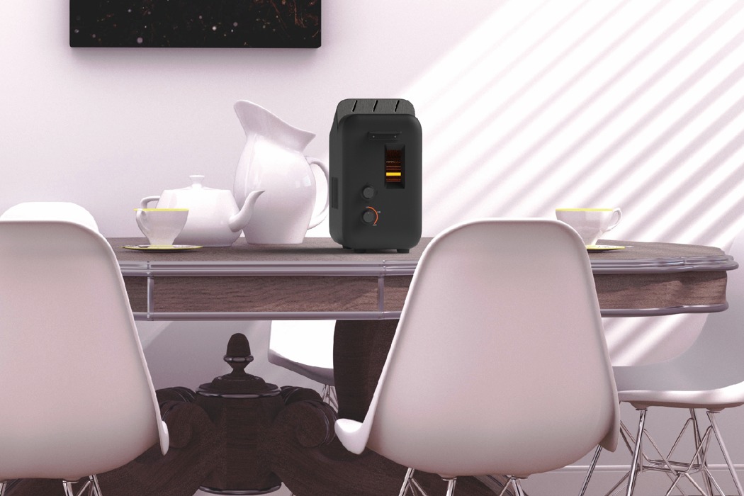 Standing ，TOAST MASTER，Sproaster，toaster，Lee Joon Taek，black，