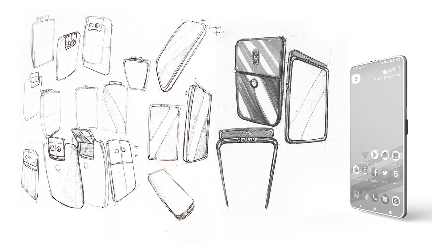 edge，Full screen，mobile phone，Abhishek Yenji，