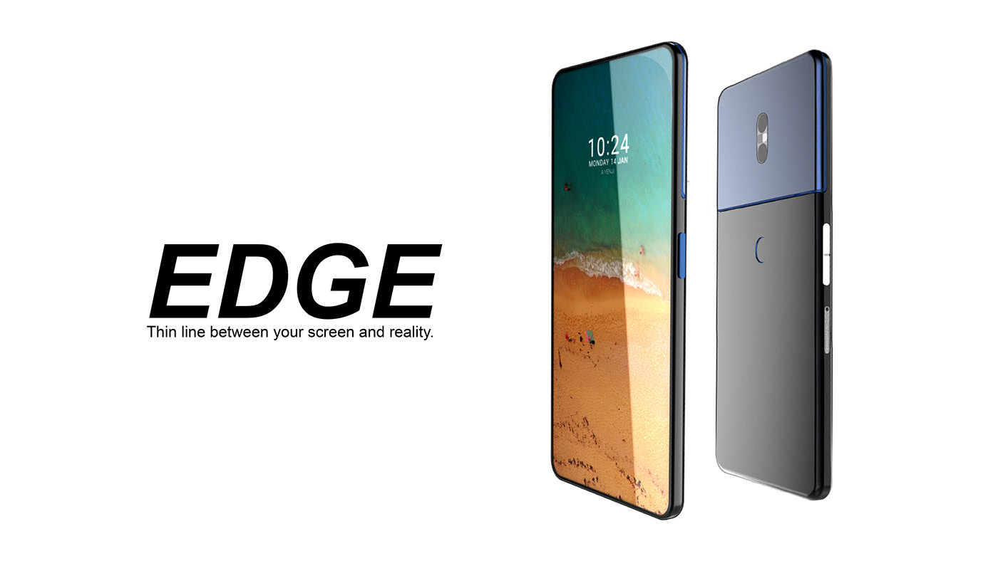 edge，Full screen，mobile phone，Abhishek Yenji，