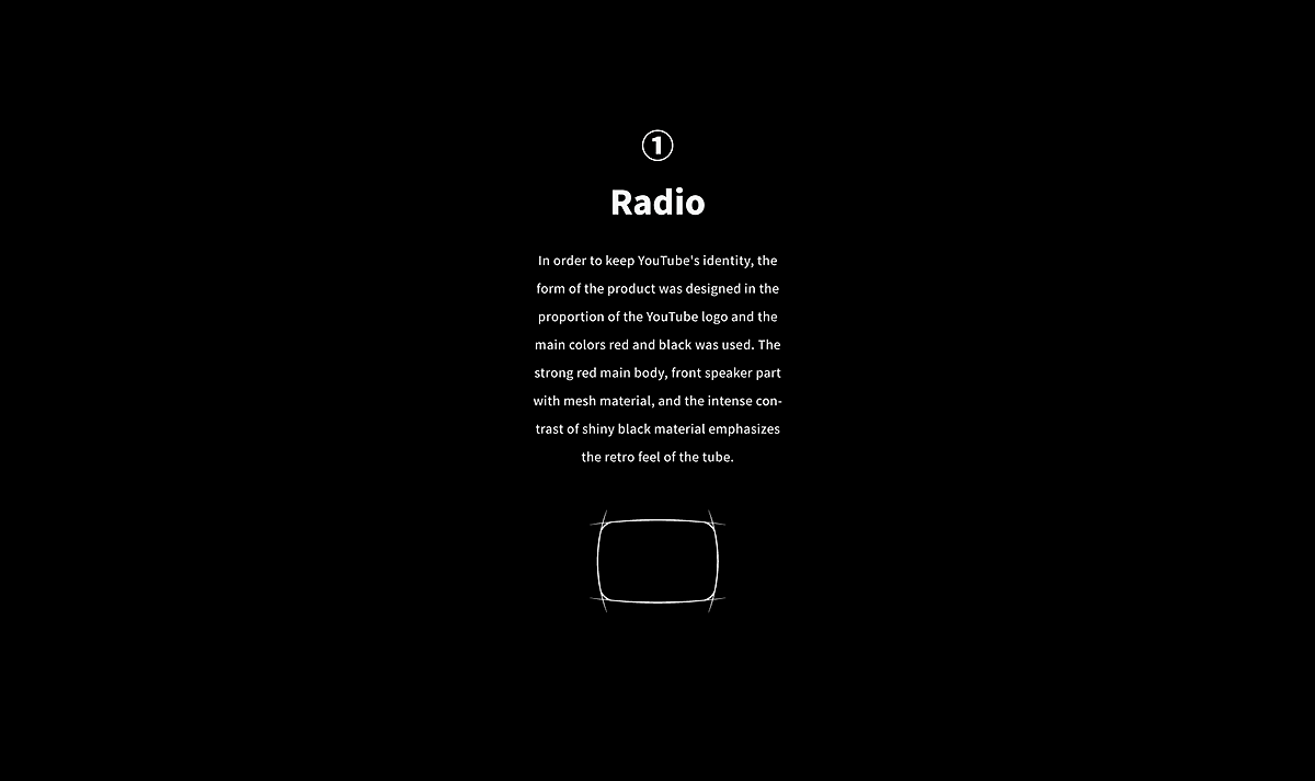 YouTube Radio，红色，智能收音机，