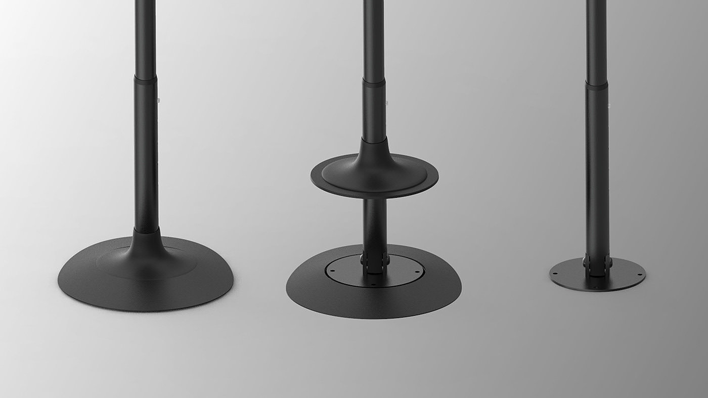 industrial design，Standing Seat，Simple seat，