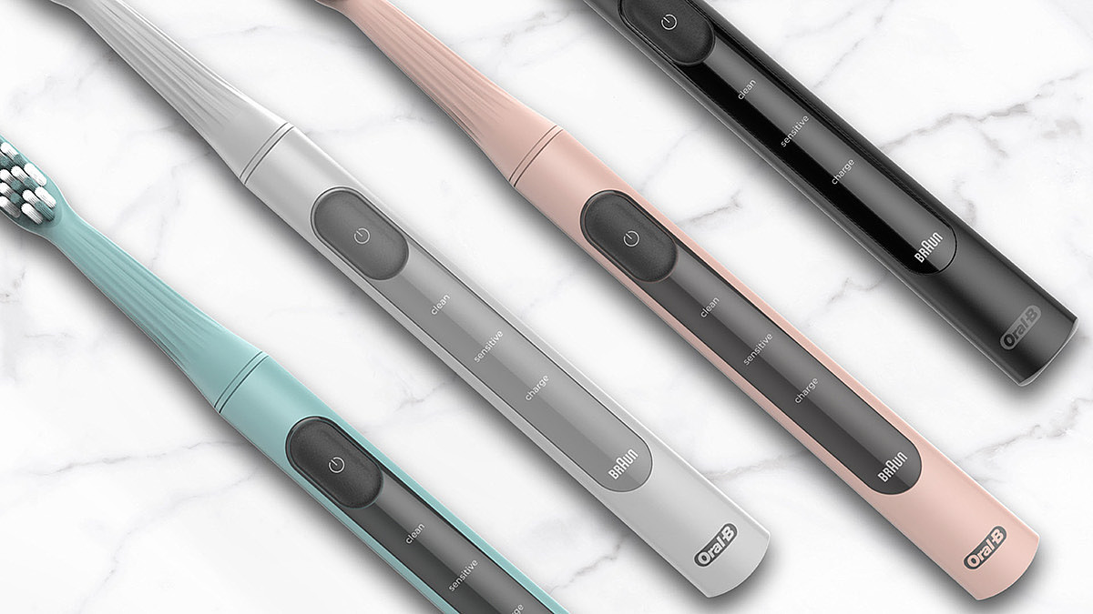 braun，Intelligent toothbrush，be younger，charge，product design，