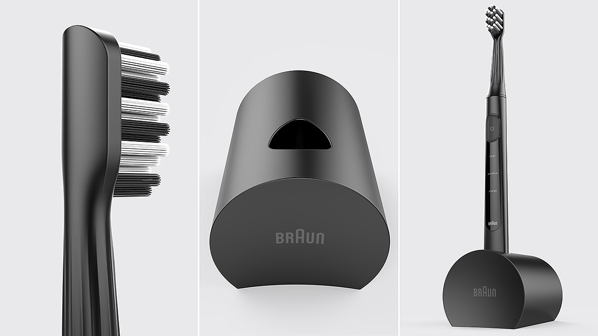 braun，Intelligent toothbrush，be younger，charge，product design，