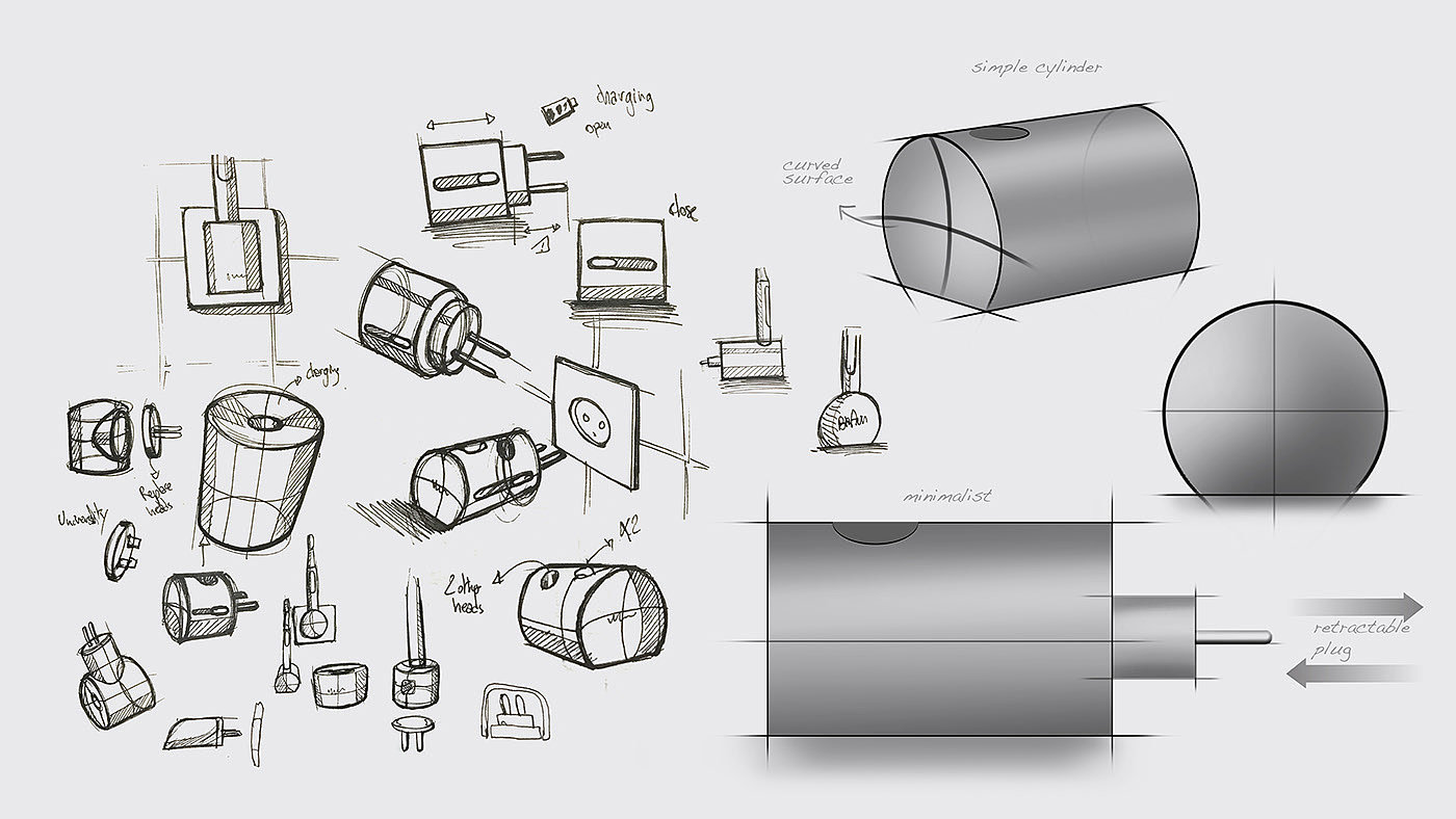 braun，Intelligent toothbrush，be younger，charge，product design，