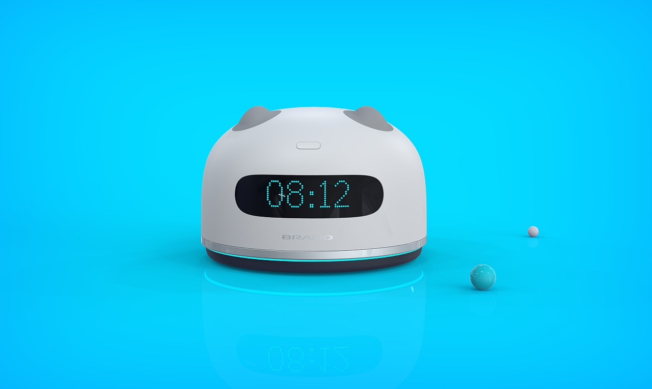intelligence，Small alarm clock，industrial design，