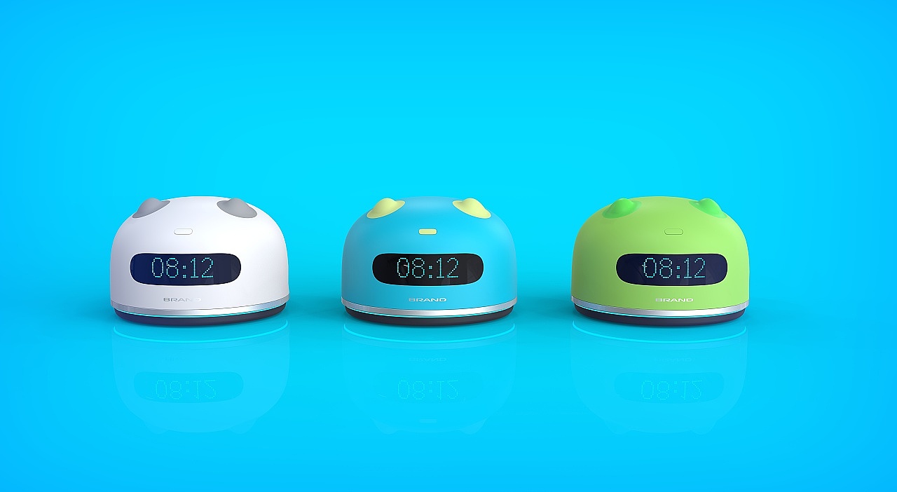 intelligence，Small alarm clock，industrial design，