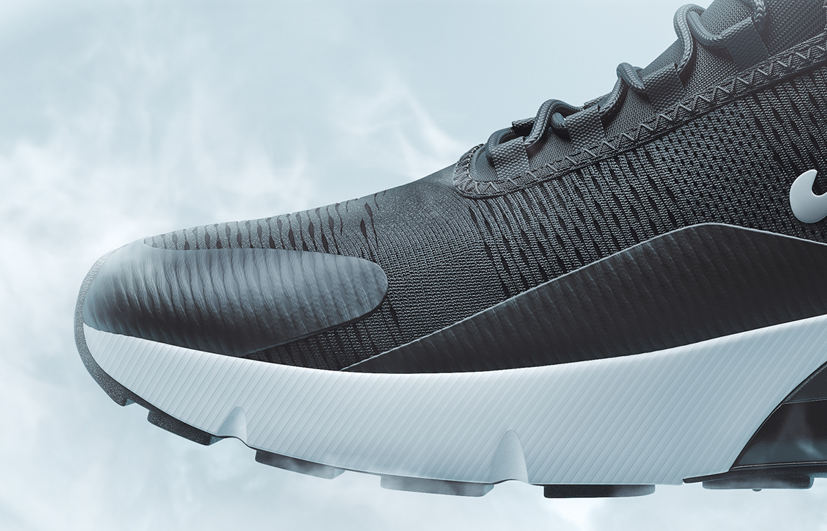 CGI rendering，sneakers，Campus Aircapsule，