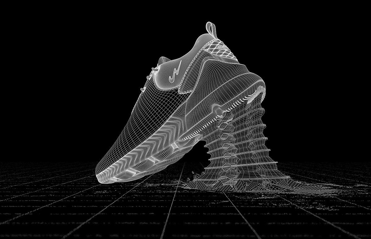 CGI rendering，sneakers，Campus Aircapsule，