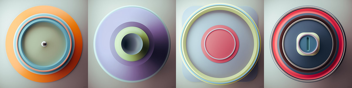 Color research，Plastic，HARMONIC PALETTES，