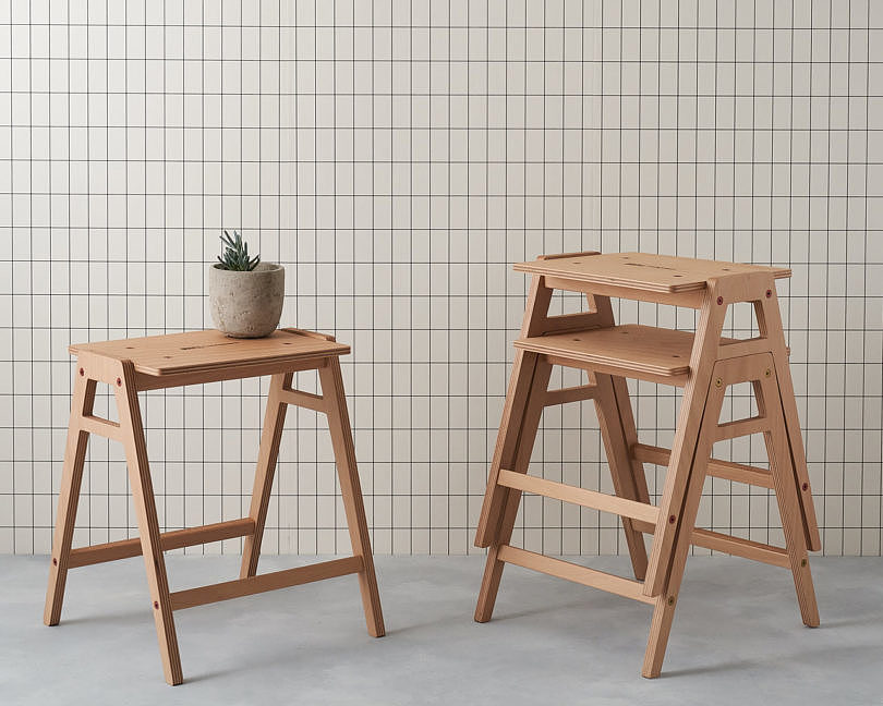 木质，家具，Lab Stool，