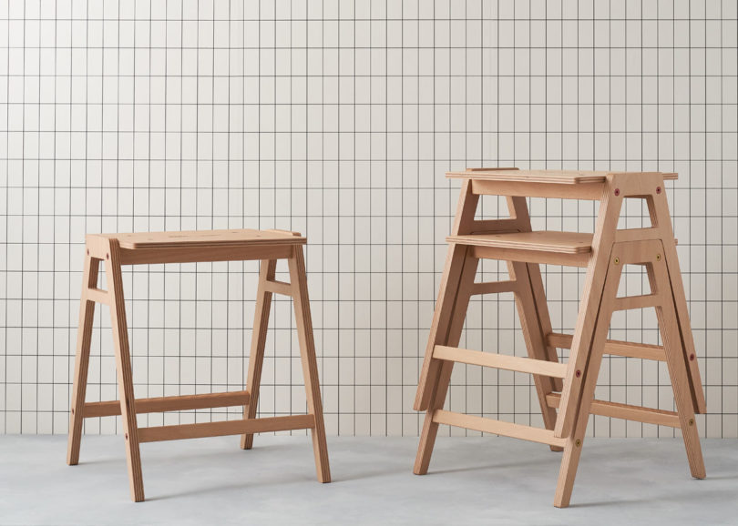 woodiness，furniture，Lab Stool，