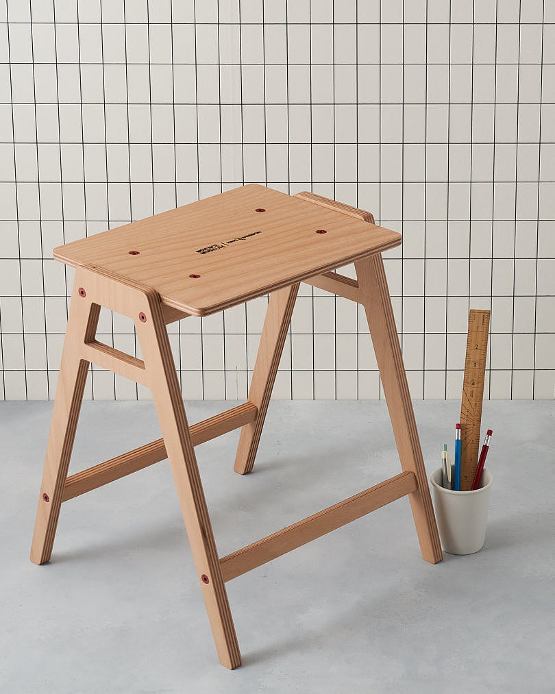 木质，家具，Lab Stool，