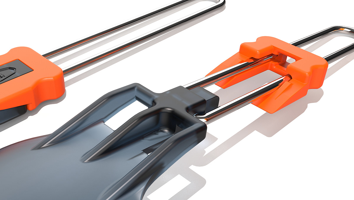 Plastic，Folding spoon，GSI Folding Foon，