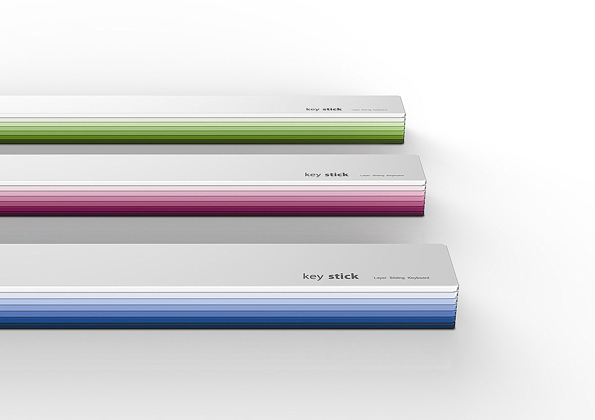 Keystick，keyboard，white，