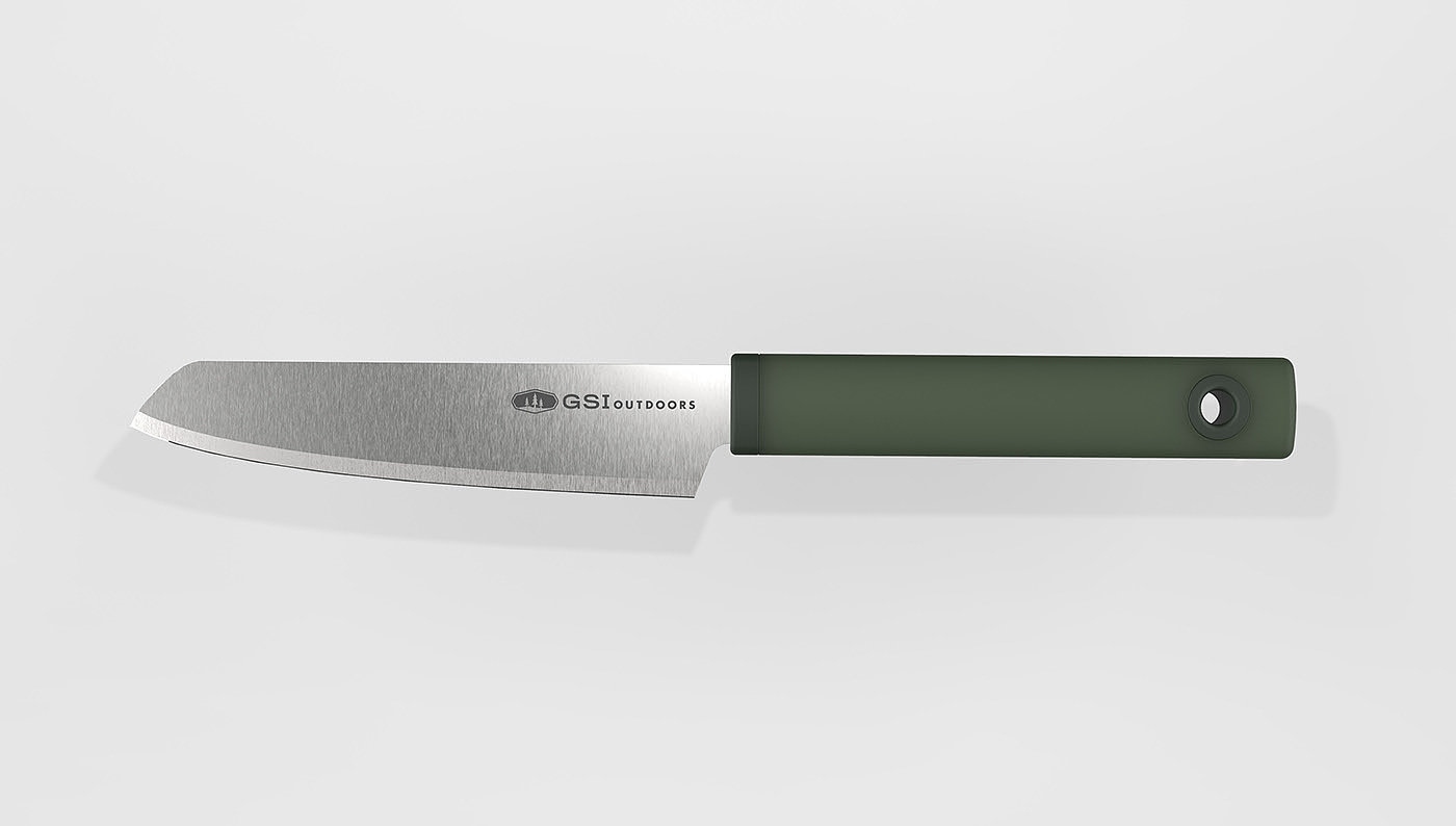 户外，Santoku，GSI，Richard Motzkus，绿色，刀具，菜刀，