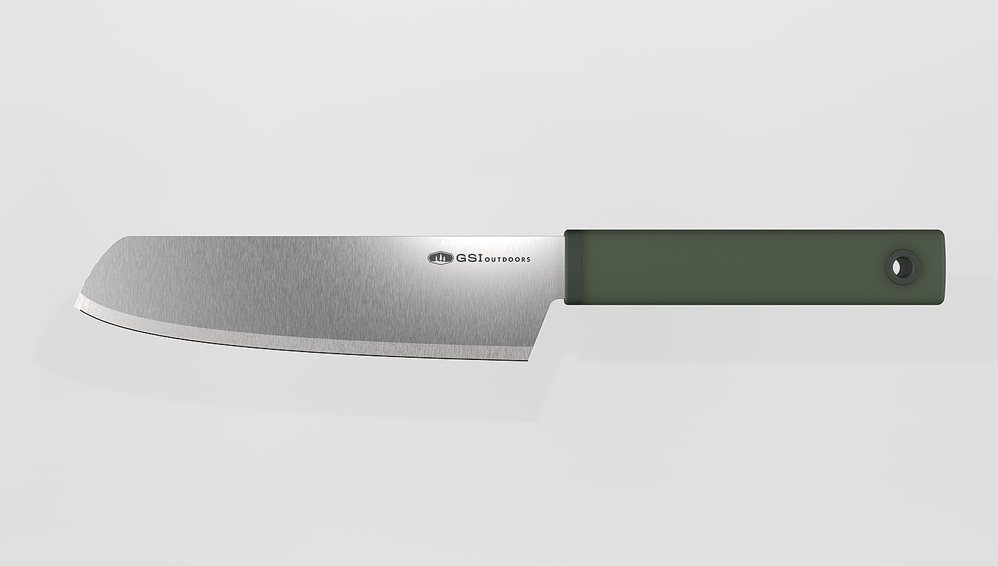 outdoors，Santoku，GSI，Richard Motzkus，green，tool，kitchen knife，
