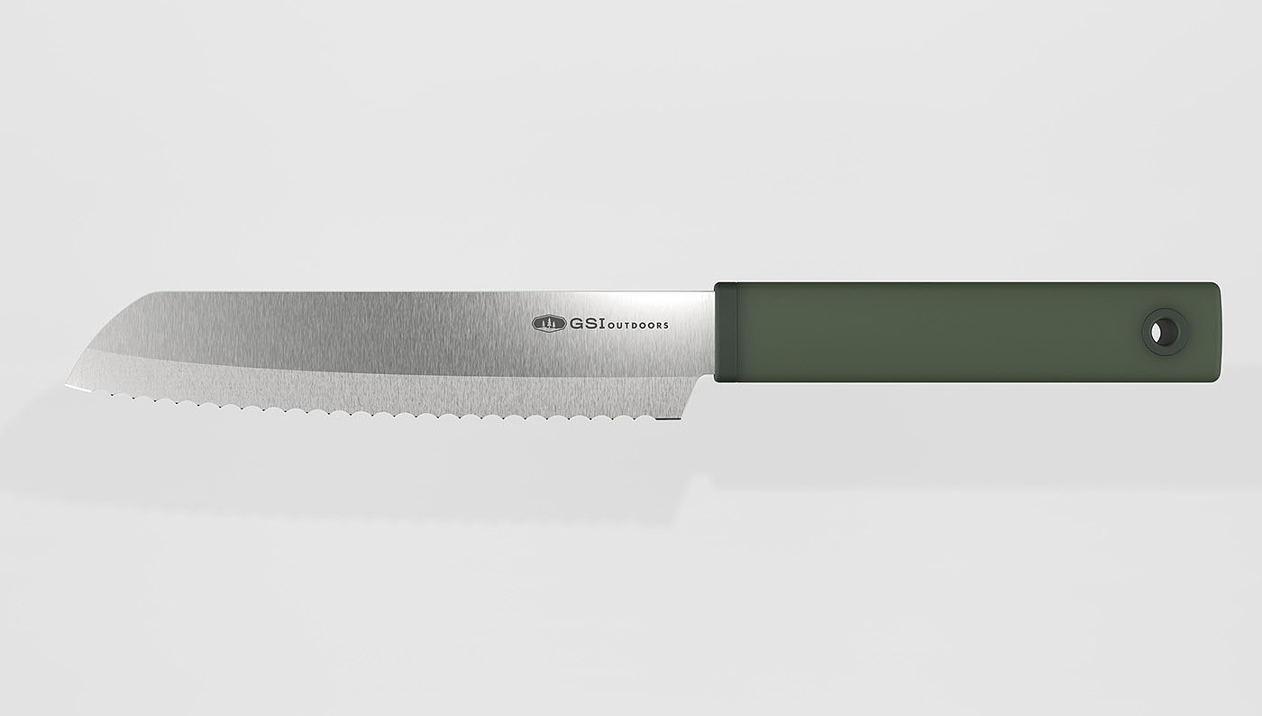 outdoors，Santoku，GSI，Richard Motzkus，green，tool，kitchen knife，