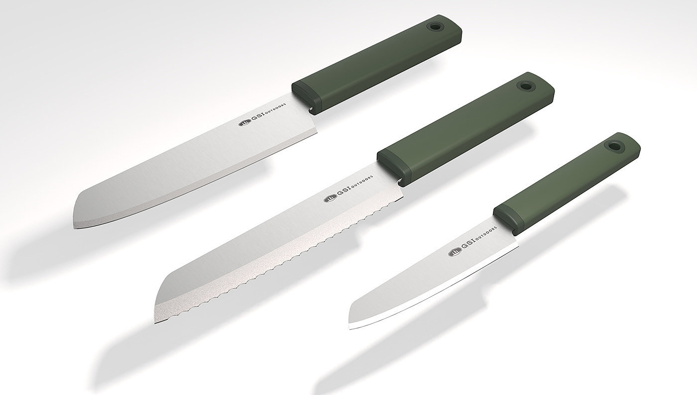 outdoors，Santoku，GSI，Richard Motzkus，green，tool，kitchen knife，