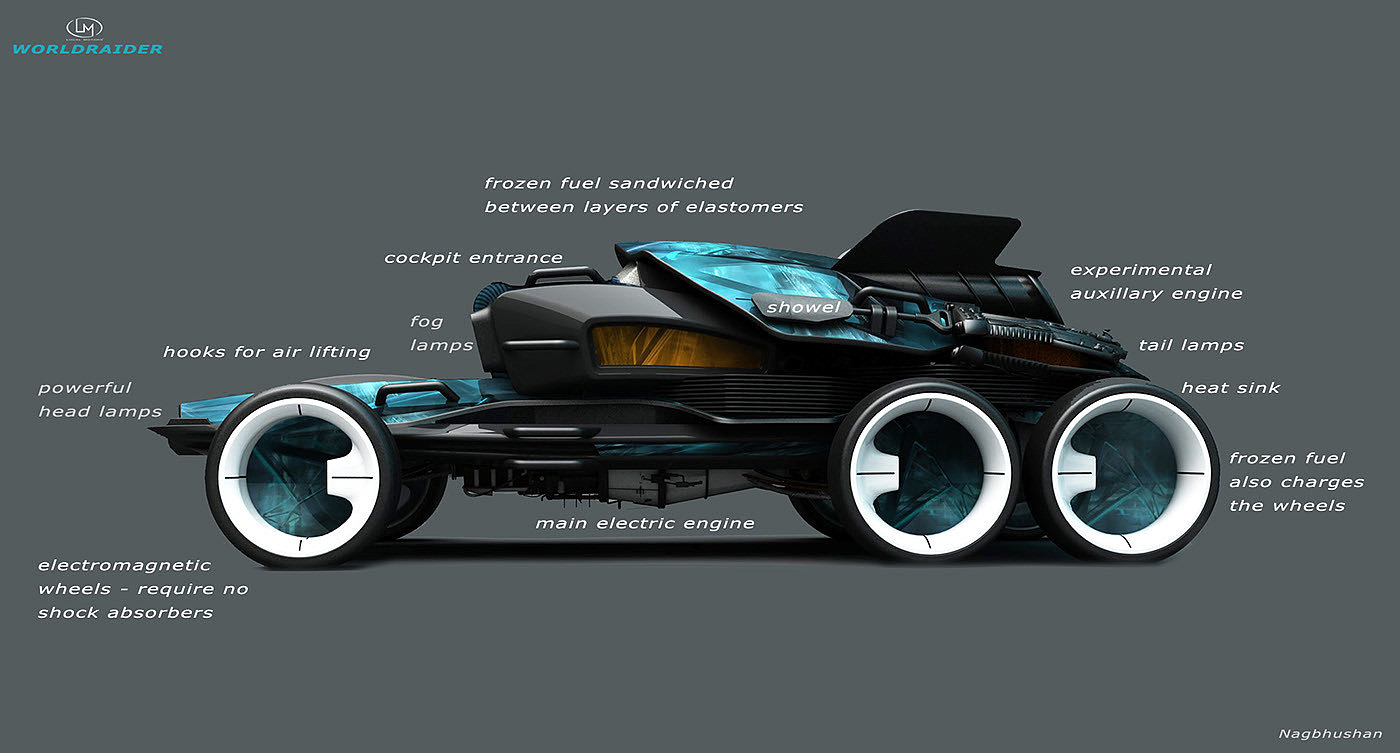 Terra Prix 2085，Design Competition，racing，Nagabhushan Hegde，