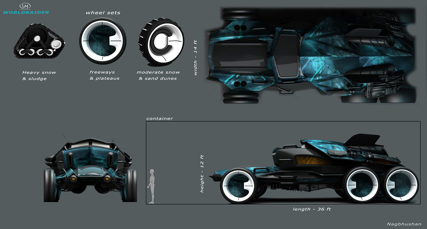 Terra Prix 2085，Design Competition，racing，Nagabhushan Hegde，