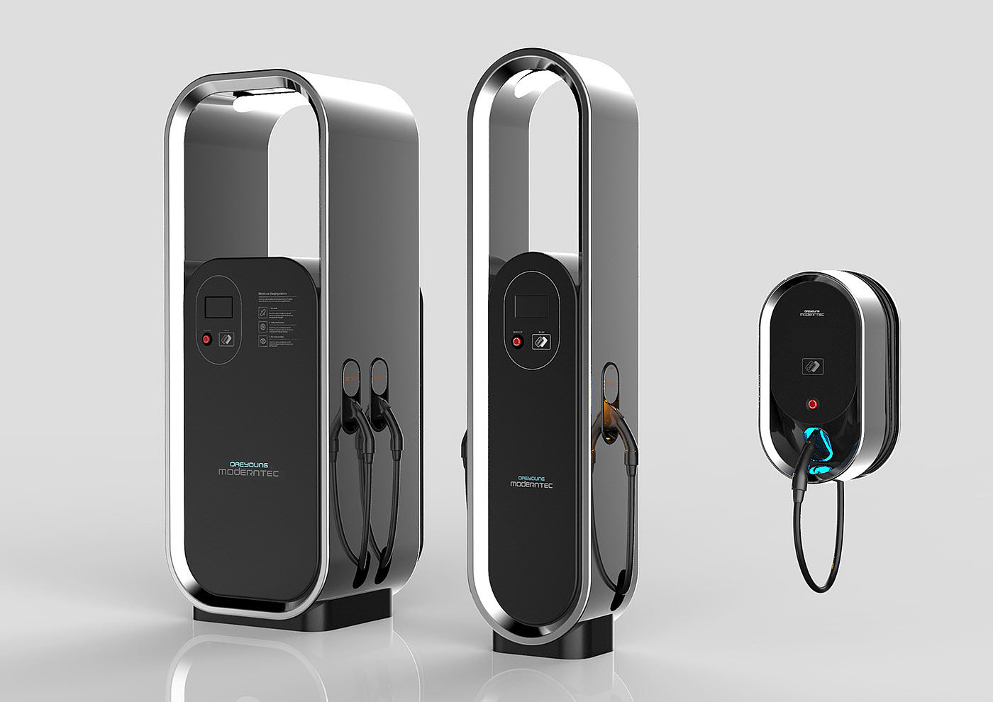 Electric vehicle，the republic of korea，Citrus design，black，Charger，EV Charger，
