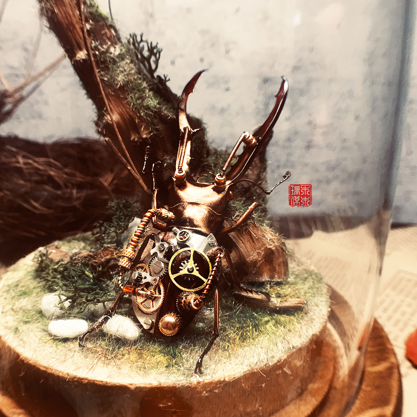 insect，Steampunk，handicraft，Landscaping，specimen，