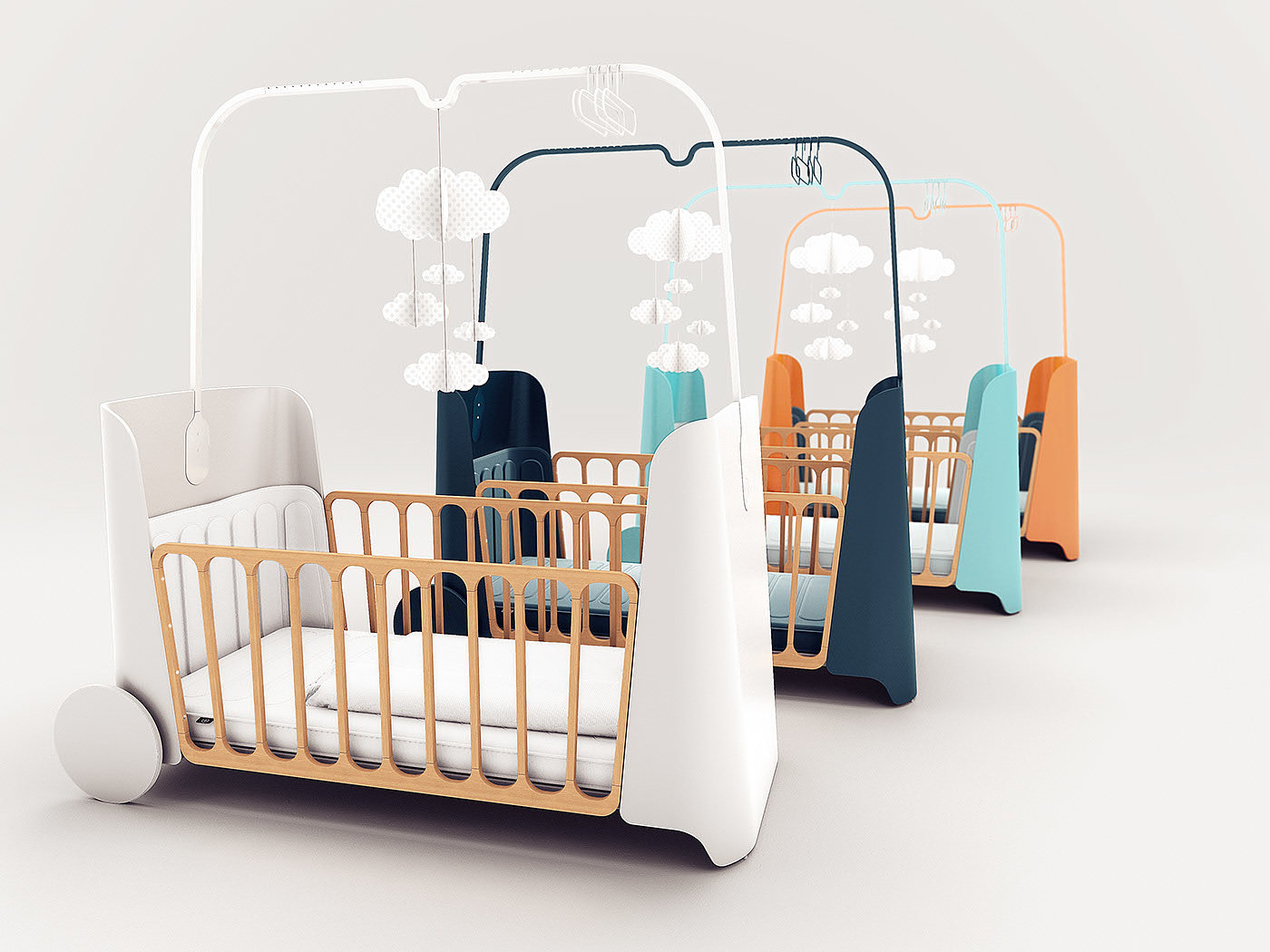 baby carriage，white，MAD.COM，GASTON，D'HOKER Julien，