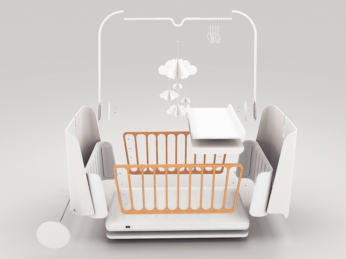 baby carriage，white，MAD.COM，GASTON，D'HOKER Julien，