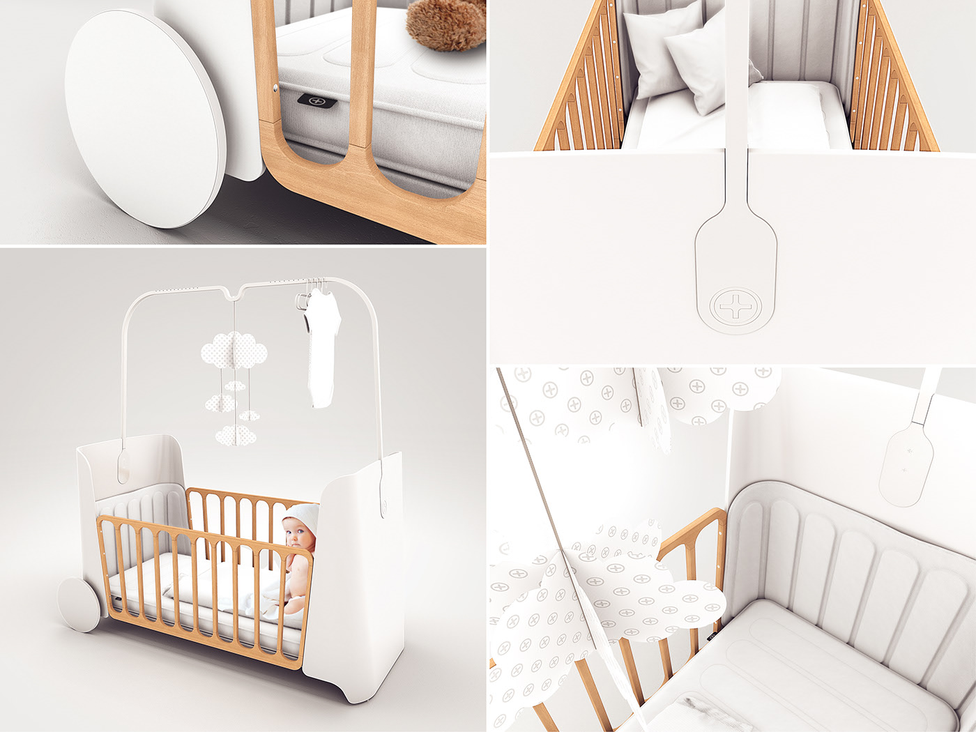 baby carriage，white，MAD.COM，GASTON，D'HOKER Julien，