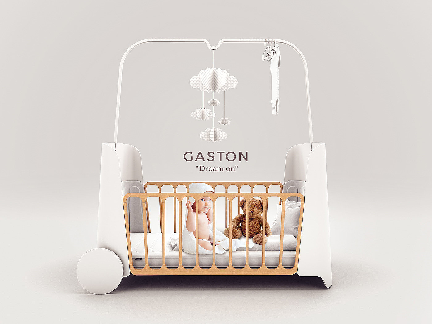 baby carriage，white，MAD.COM，GASTON，D'HOKER Julien，