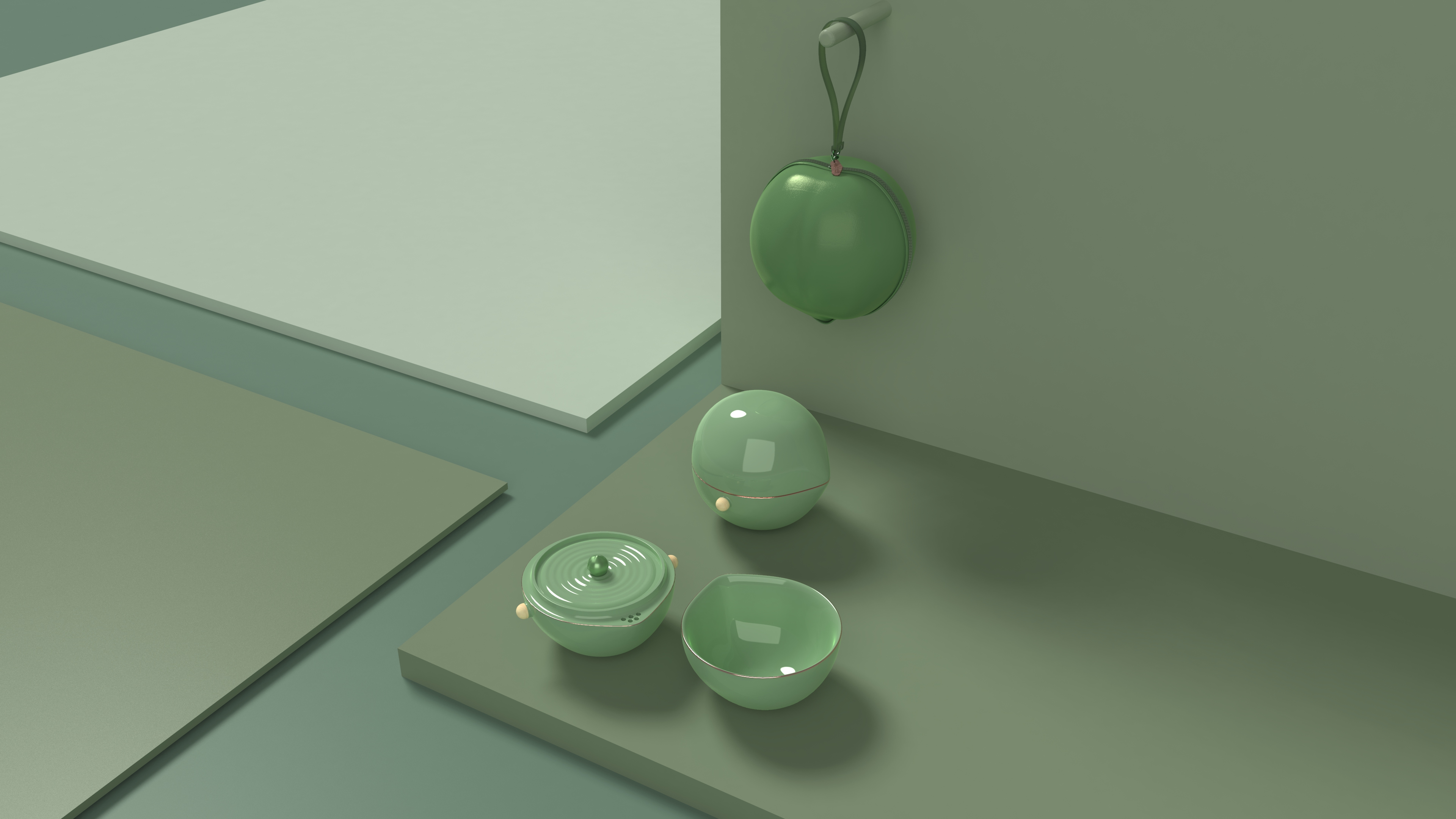 Tea set design，product design，Housewear & Furnishings，