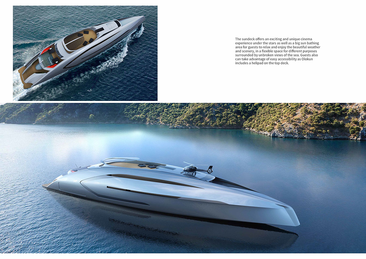 conceptual design，Yacht Design ，Olokun 80M，