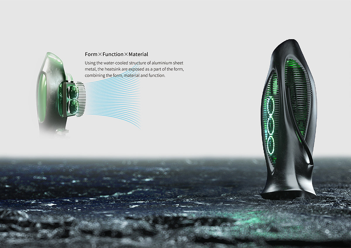 Computer host，conceptual design，Alien，