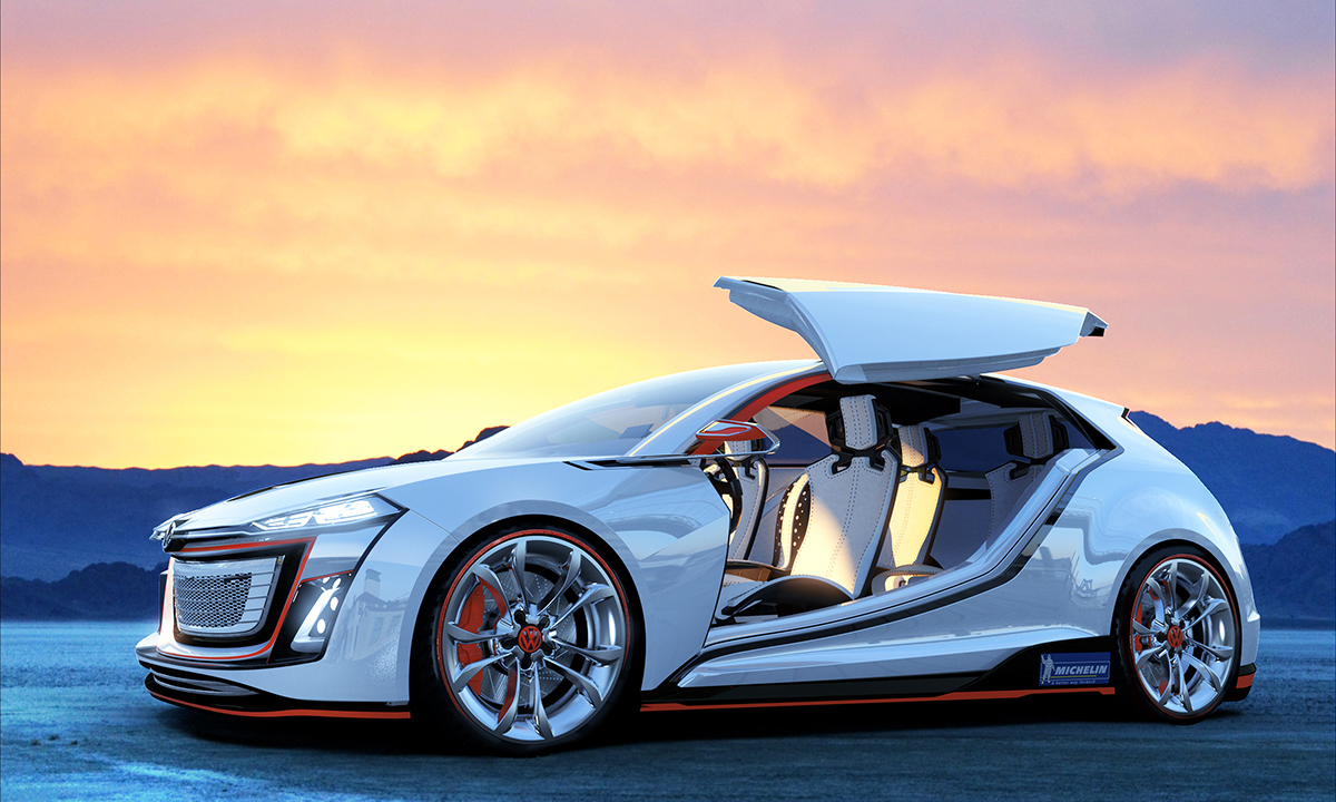 Automatic design，Fashion cool，beautiful，Visual design，industrial design，