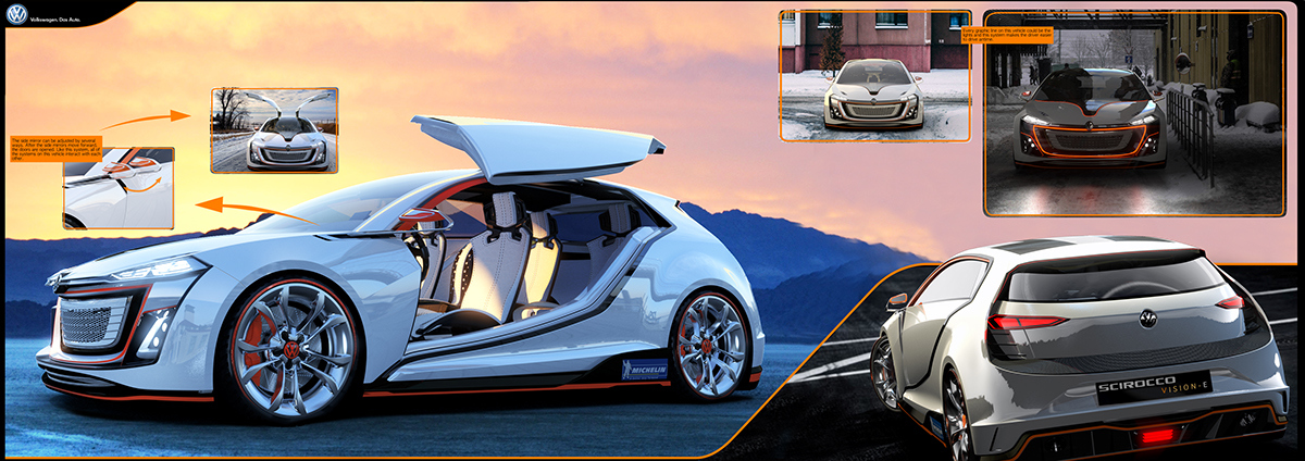 Automatic design，Fashion cool，beautiful，Visual design，industrial design，