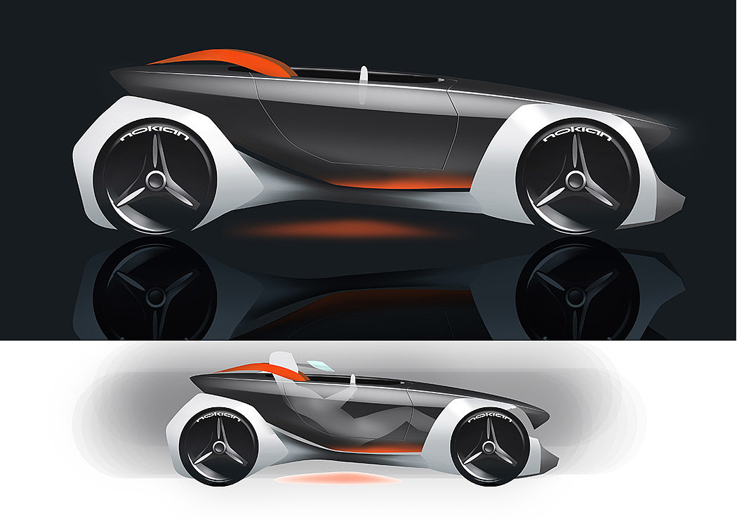 Super run，Sports car，Concept Car，Sense of future design，