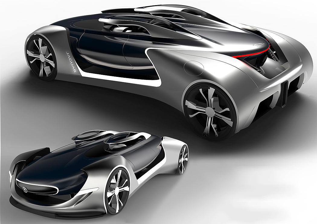 Super run，Sports car，Concept Car，Sense of future design，