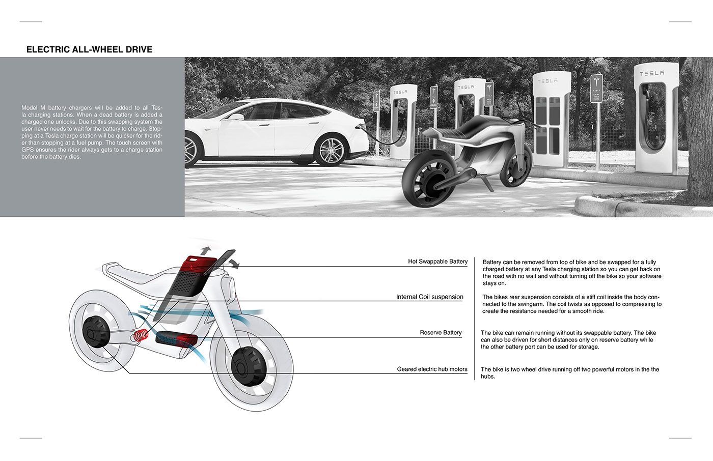 Model M，tesla，Electric，motorcycle，Ryan Ebbers，