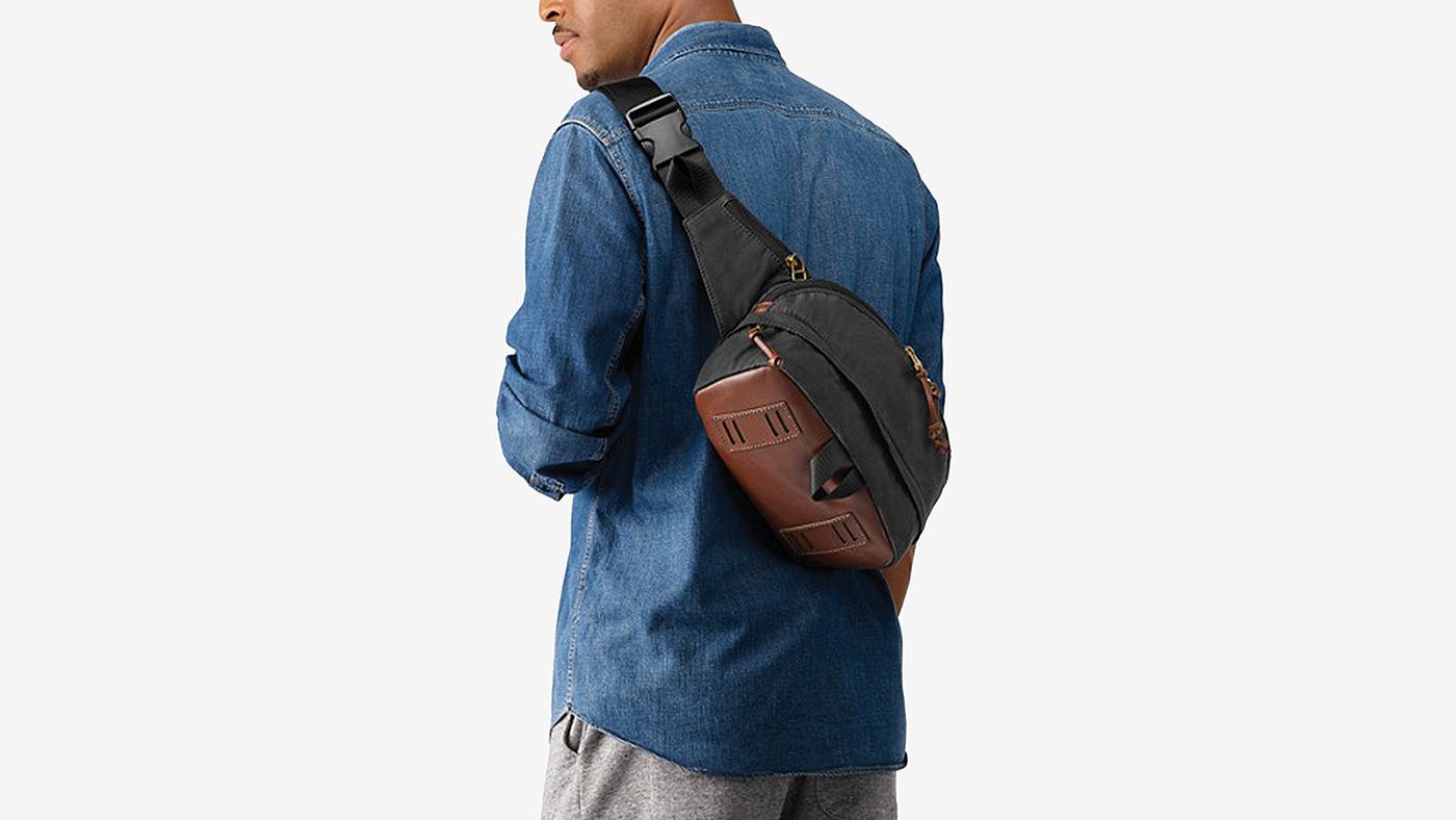 Vince Wang，knapsack，fossil，Sling bag，Sling Bag，