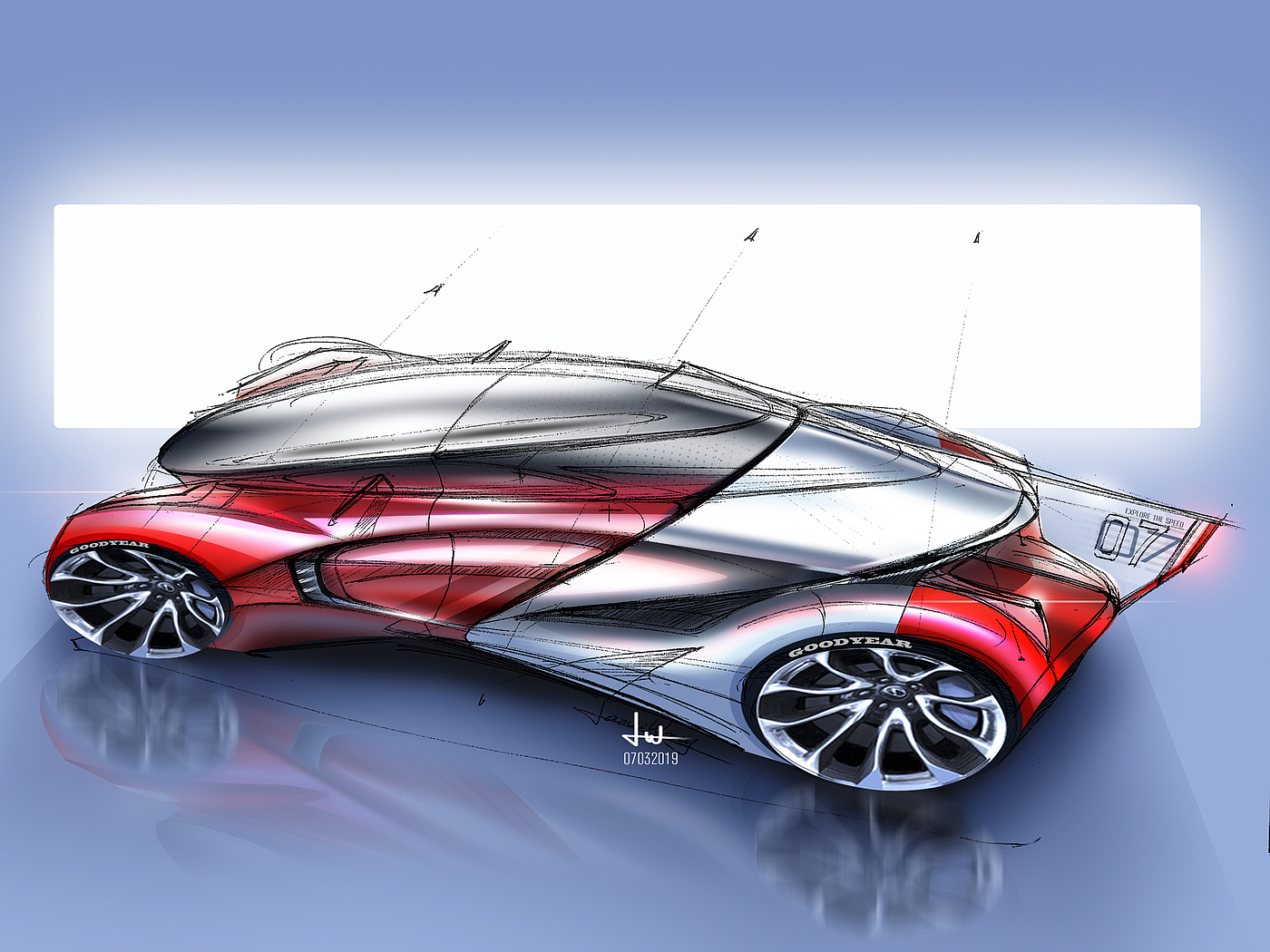 Sports car，Graffiti，product design，Design，Concept Car，Hand drawn，automobile，