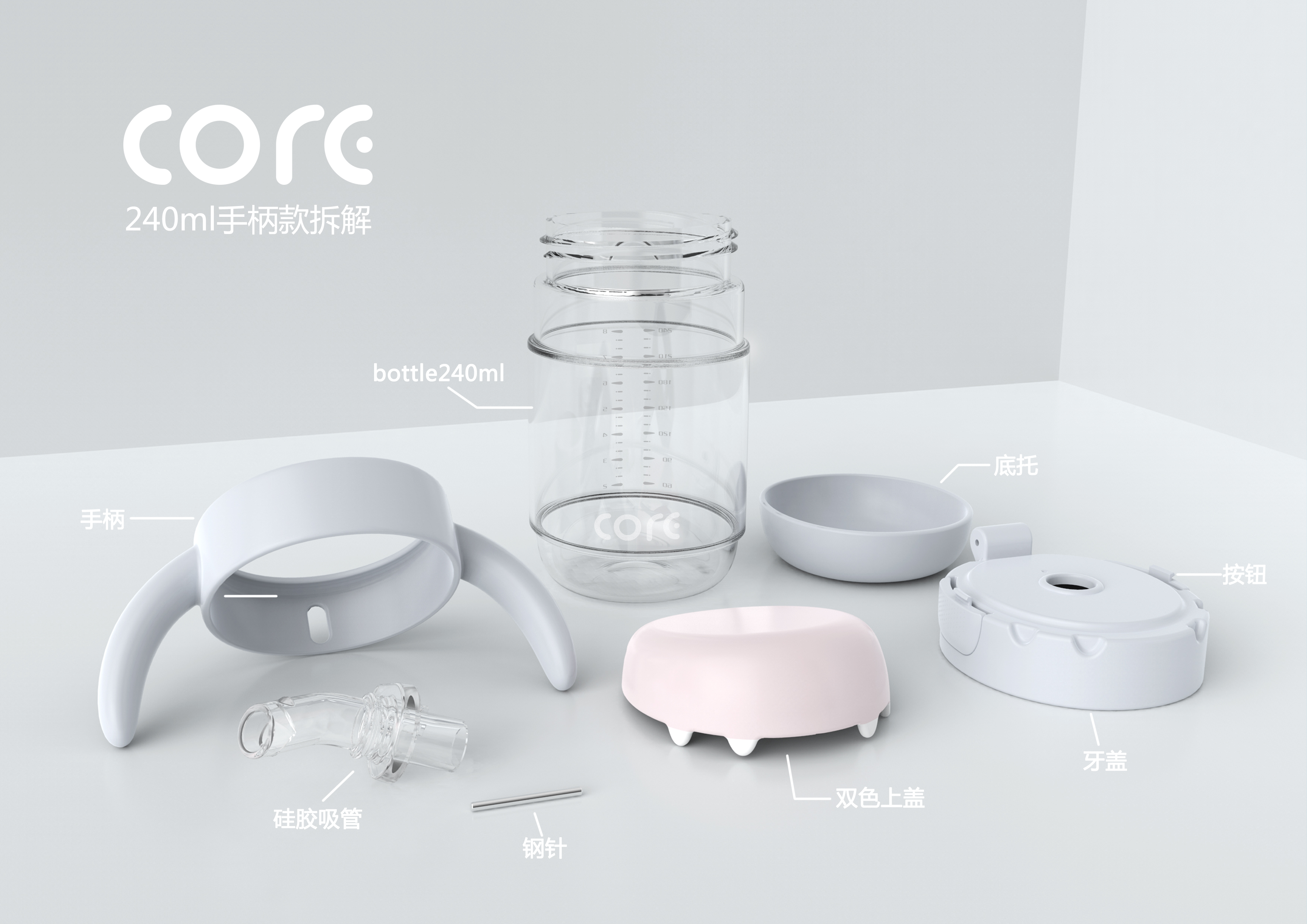 Water cup, children's water cup design，