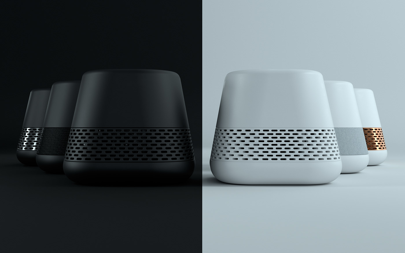 modeling，Google Home，Smart home，Render，Digital art，