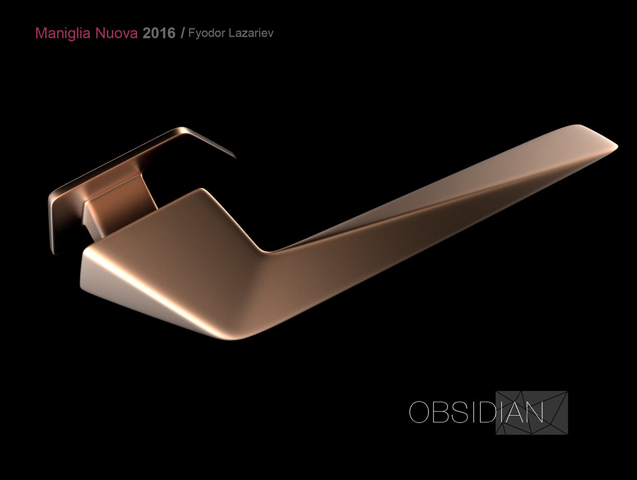 Door handle，product design，industrial design，concept，Simplicity，