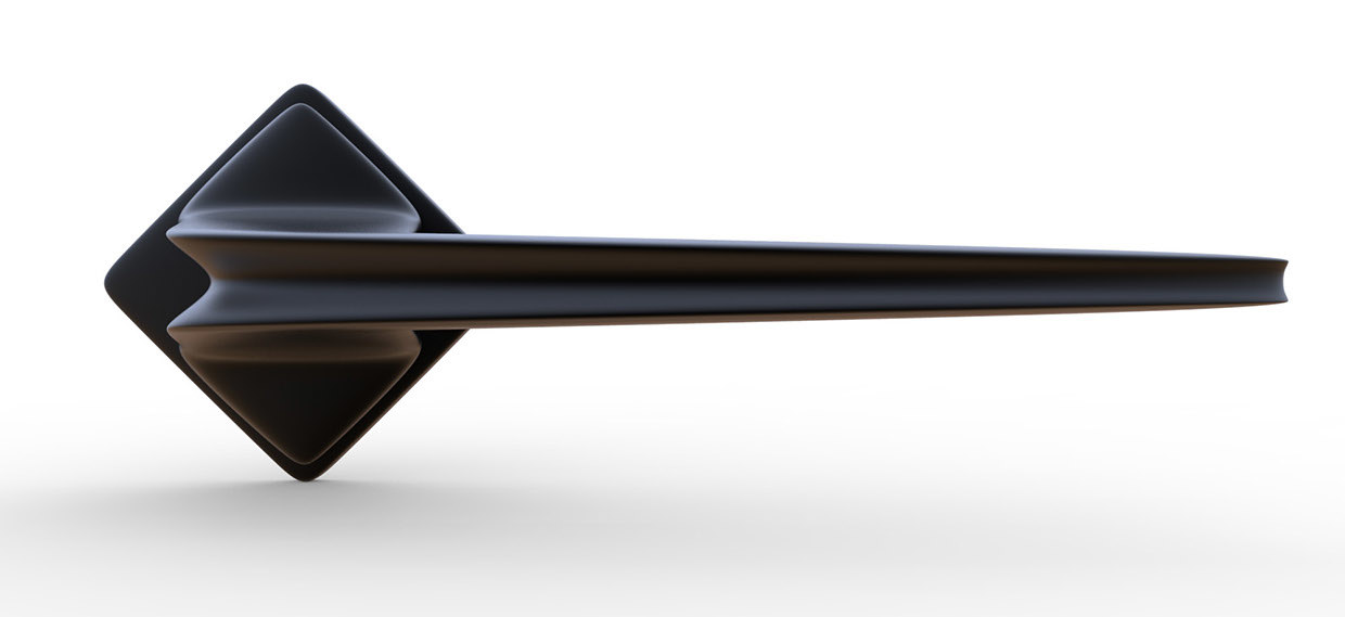Door handle，product design，industrial design，concept，Simplicity，