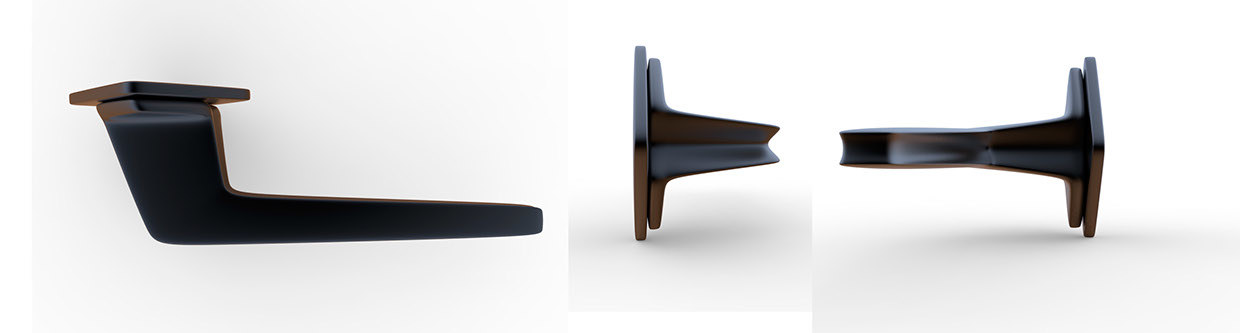 Door handle，product design，industrial design，concept，Simplicity，