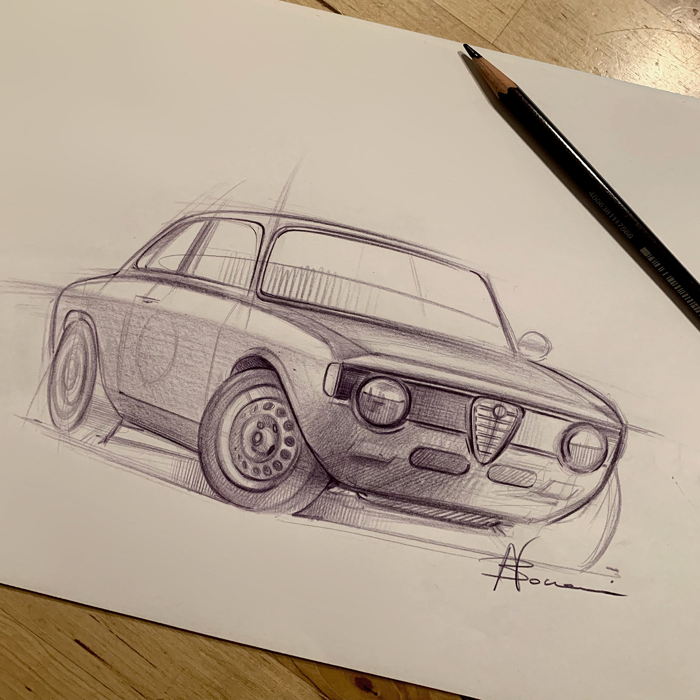 Niccol ò Bonanni，draft，Hand drawn，automobile，
