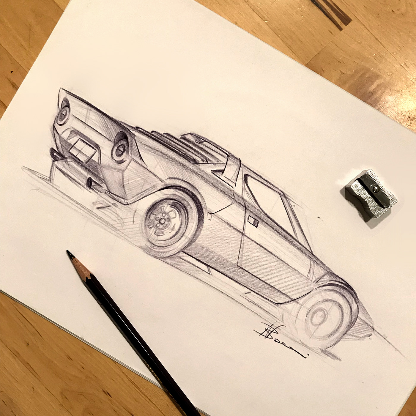 Niccol ò Bonanni，draft，Hand drawn，automobile，